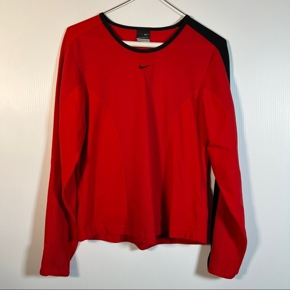 NIKE SPHERE DRY Running gear. Red breathable and red nylon w/black accents. - Picture 1 of 8